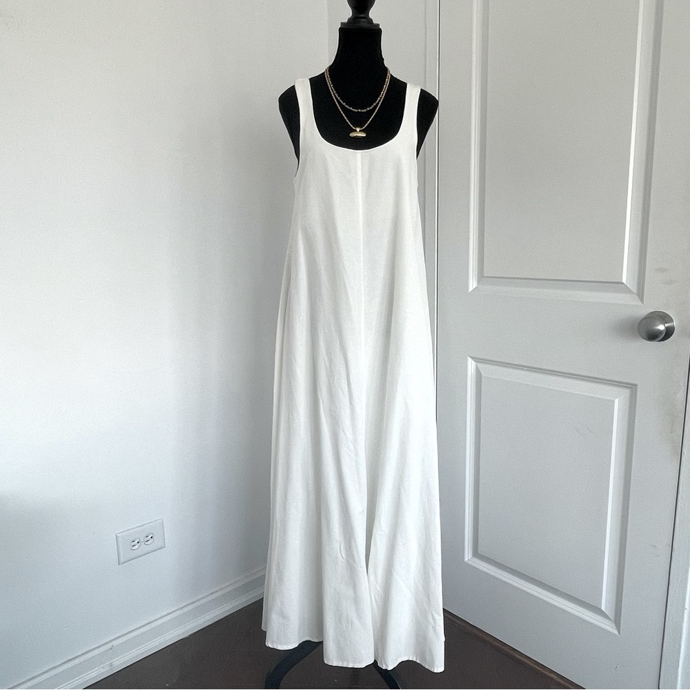 ZARA White linen summer dress - NEW WITH TAGS!